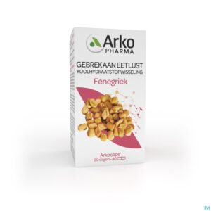 Packshot Arkocaps Fenugriek Comp 40