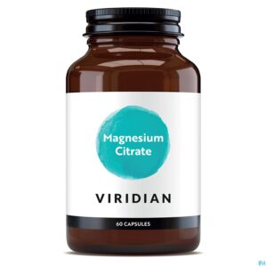 Productshot Viridian Magnesium Citrate Caps 60