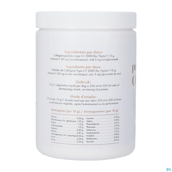 Packshot Soria Collageen + Zink + Vit C Peptan Pdr 350g
