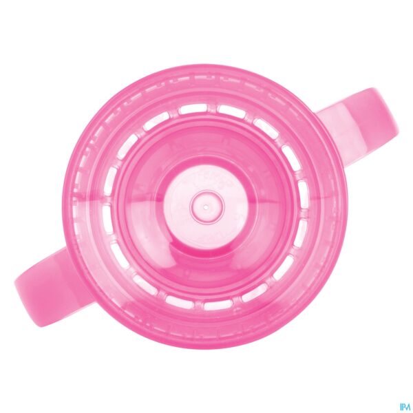 Productshot Nuby 360° Wonder Cup Uit Tritan Roze 240ml 6m+