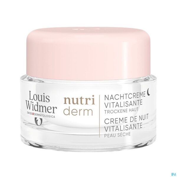 Productshot Widmer Nutriderm Nachtcrème Vitalisante Zonder Parfum 50ml