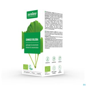 Packshot Purasana Vegan Ginkgo Biloba V-caps 70 Be-bio-02