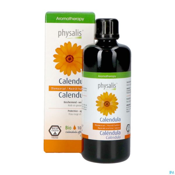 Productshot PHYSALIS CALENDULA PLANT OLIE 100 ML