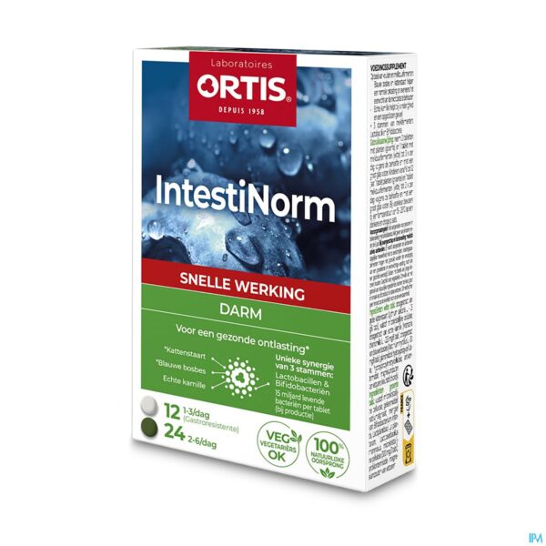 Packshot Ortis Intestinorm Comp 24 + 12