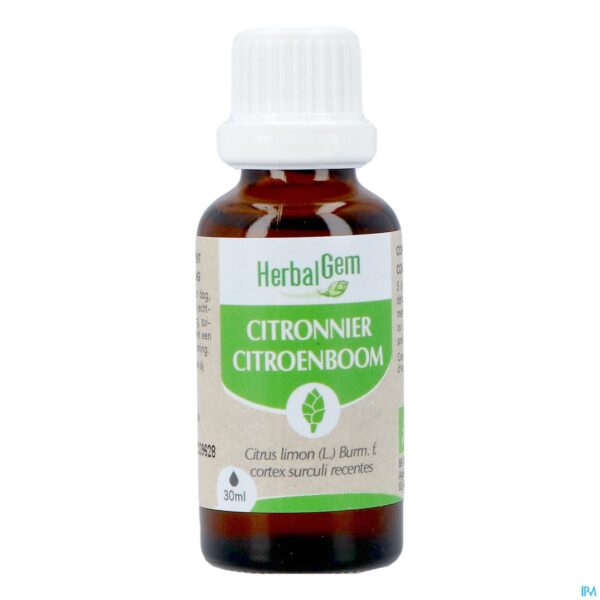 Productshot Herbalgem Citroenboom Bio 30ml