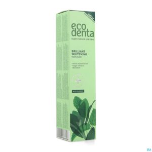 Packshot Eco Denta Whitening Tandpasta Ess. Olie Munt 100ml