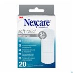 Packshot Nexcare 3m Soft Touch Universal 25mmx72mm Strips20