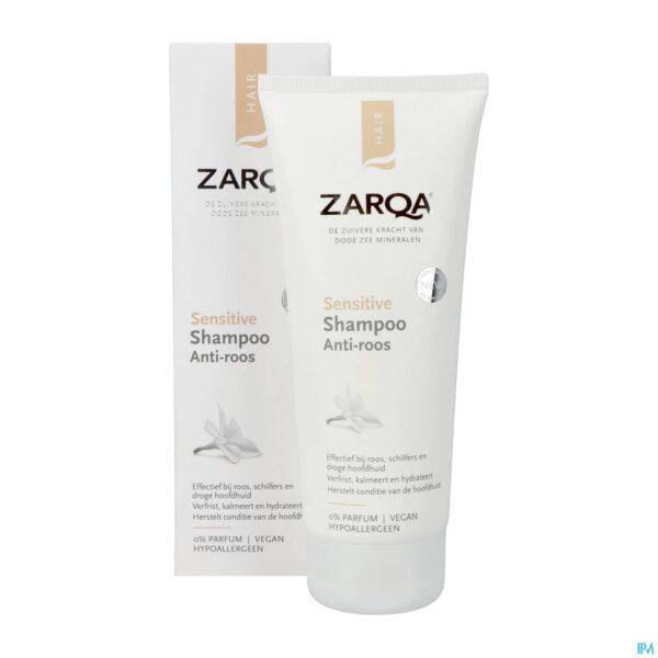 Productshot Zarqa Sensitive Shampoo A/roos 200ml Nf