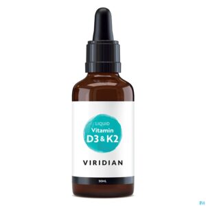 Productshot Viridian Vitamin D3 & K2 Liquid 90ml