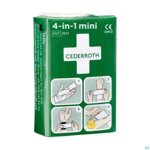 Packshot Cederroth 4-in-1 Drukverband Mini