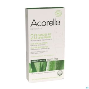 Packshot Acorelle Haarsstrips Oksels Bikini 2x10
