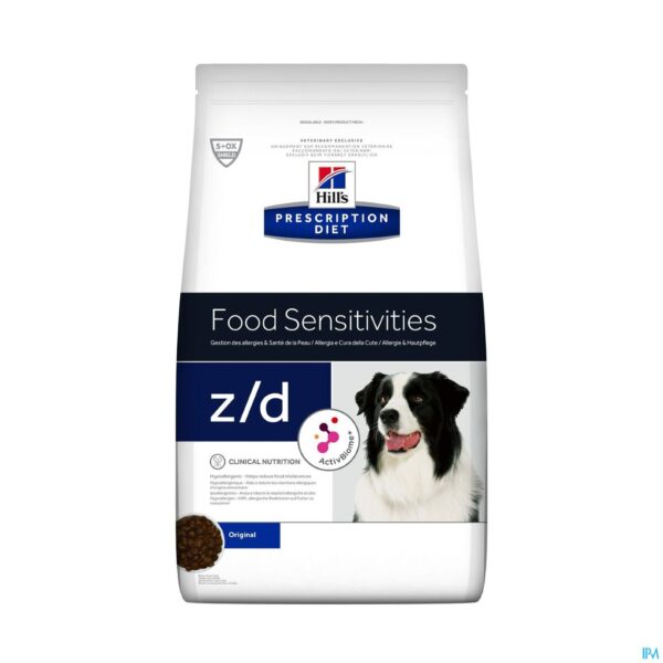 Packshot Hills Prescrip. Diet Canine Z/d 3kg