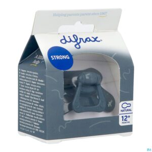 Packshot Difrax Fopspeen Natural 12m+ Uni Blackberry