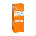 Packshot Avene Zon Spf50+ Creme 50ml