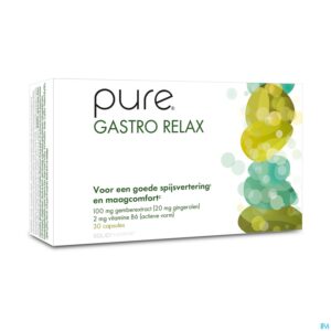 Packshot Pure Gastro Relax Caps 30 Vervangt 3518-412