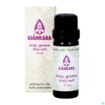 Productshot Sjankara Anijs, Groene Ess. Olie 11ml