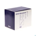 Packshot Bd Microlance 3 Naald 21g 1 Rb 0,8x25mm Vert 100