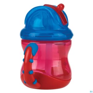 Productshot Nuby Flip-it A/lekbeker Handvat 240ml 12m+ Rood