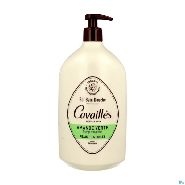 Packshot Roge Cavailles Gel Bad Douche Overv. Gr.amandel 1l