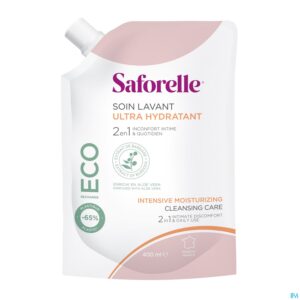 Packshot Saforelle ULTRA HYDRATERENDE WASVERZORGING ECO Navul.400ml