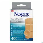 Packshot Nexcare 3m Breathable Univer. Strips 40 N0340as