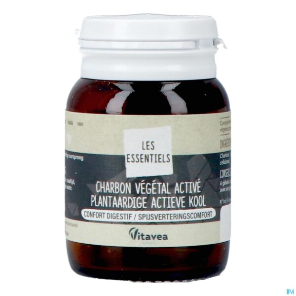 Productshot Vitavea Plantaardige Actieve Kool Caps 40