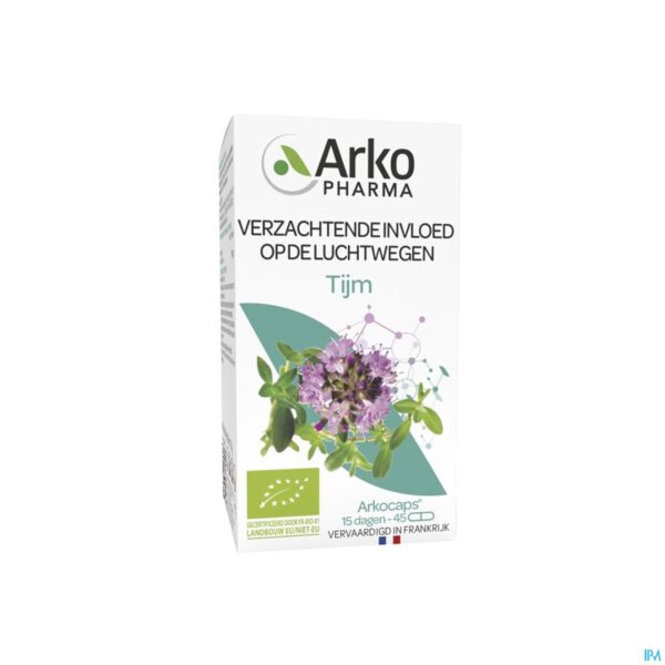 Packshot Arkocaps Tijm Bio Caps 45 Nf