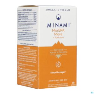 Packshot Minami Morepa Move + Curcuma Softgels 60 Nf