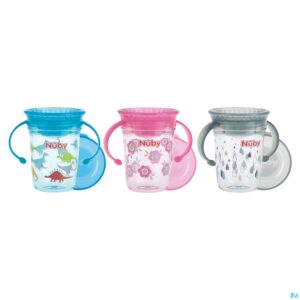 Productshot Nuby 360° Wonder Cup Uit Uit Tritan 240ml 6m+