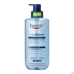 Packshot Eucerin Urearepair Wasgel 5% Urea Pomp 400ml