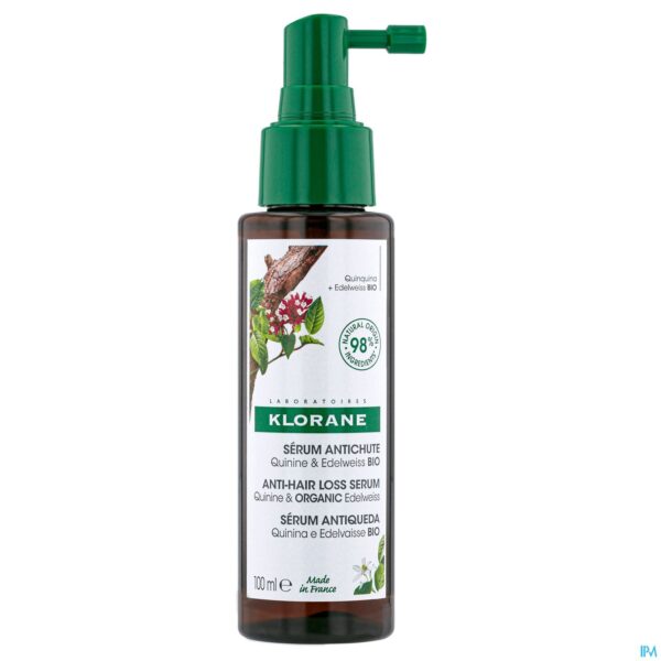 Productshot Klorane Capil. Serum Quinine Edelweiss 100ml Nf