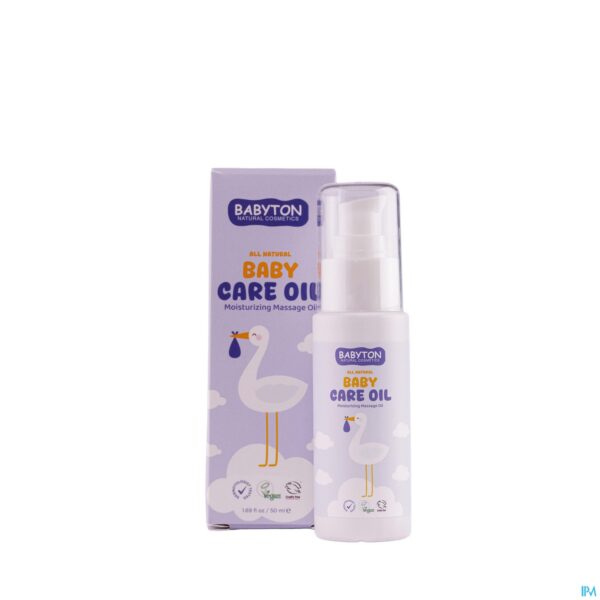 Productshot Babyton Natuurlijke Verzorgingsolie Baby 50ml