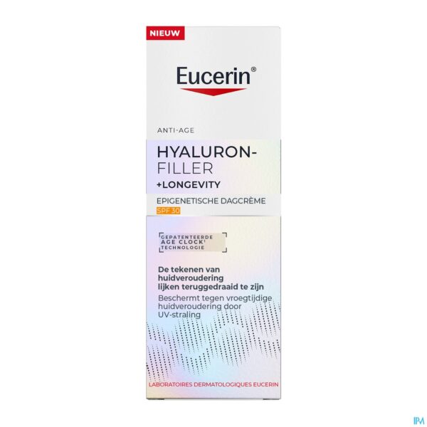 Packshot Eucerin Hyaluron-fil.+long.epig.dagcr. Spf30 50ml