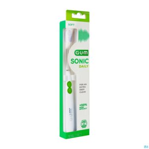Packshot Gum Sonic Daily Batterij Tandenborstel Wit