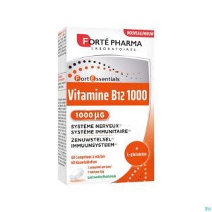 Packshot Vitamine B12 1000 Forte Pharma Tabl 60
