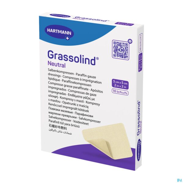 Packshot Hartmann Grassolind 5x5cm St. 10 P/s