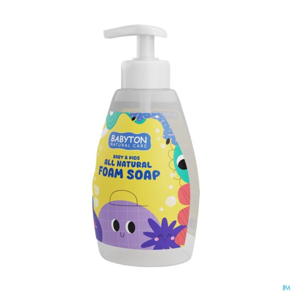 Packshot Babyton Natuurlijke Schuimende Handzeep 350ml