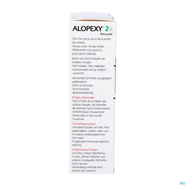 Packshot Alopexy 2 % Opl Cutaan Gebruik Fl Pipet 3x60ml
