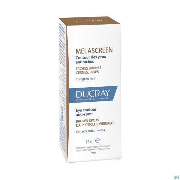 Packshot Ducray Melascreen Oogcontour A/pigmentvlek 15ml