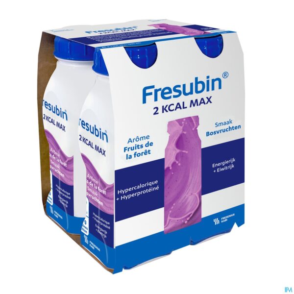 Packshot Fresubin 2 Kcal Compact Drink Bosvruchten 4x125ml Packshot Fresubin 2 Kcal Compact Drink Bosvruchten 4x125ml