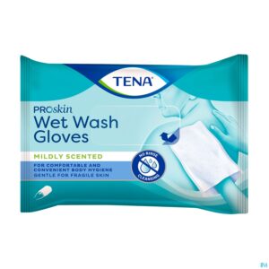 Packshot Tena Proskin Wetwashgloves 8