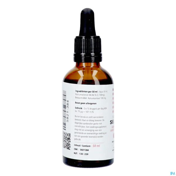 Packshot Mineral Selenium Druppels 50ml Pharmanutrics