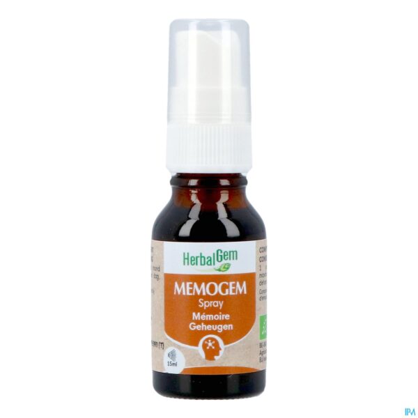 Productshot Herbalgem Memogem Spray Bio 15ml