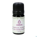 Productshot Sjankara Sandelhout Australisch Ess. Olie Bio2,5ml