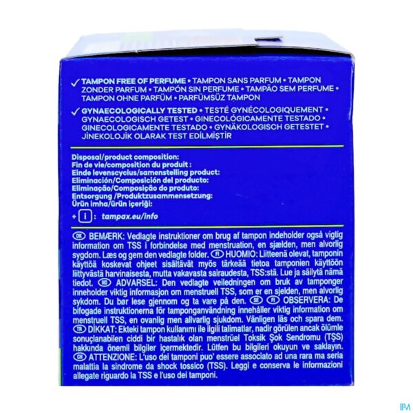 Packshot Tampax Compak Super 26