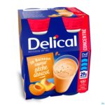 Packshot Delical Hp Hc Drank Geconc. Perzik Abrik. 4x200ml