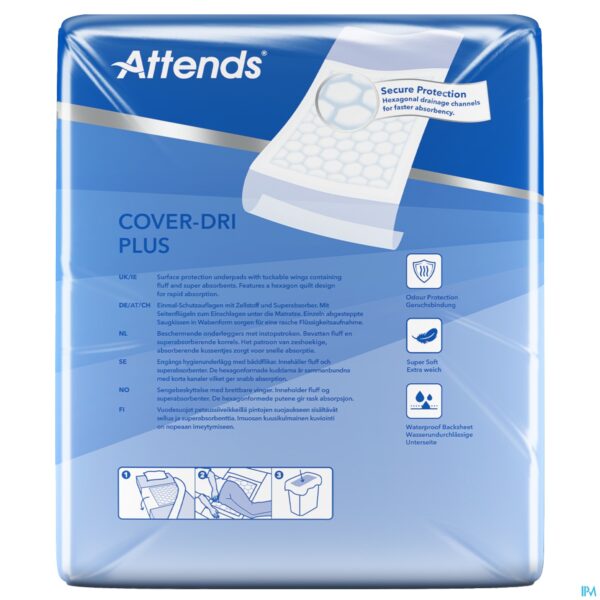 Packshot Attends Cover Dri Plus Onderleg Nf 80x170cm 1x30
