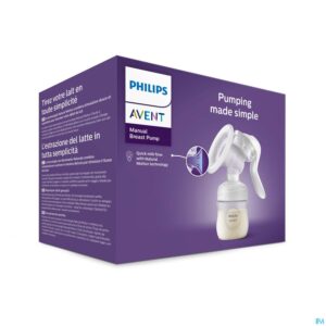 Packshot Philips Avent Manuele Borstpomp Naturel