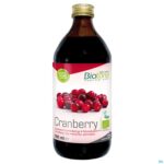 Packshot Biotona Cranberry Geconcentreerd Sap Bio 500ml