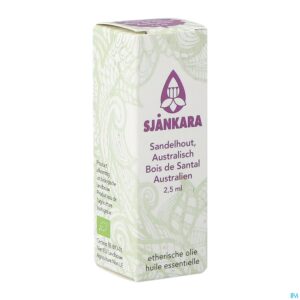 Packshot Sjankara Sandelhout Australisch Ess. Olie Bio2,5ml